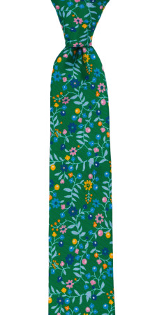 EVOCAREZZA Green corbata delgada