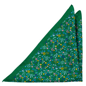 EVOCAREZZA Green pañuelo de bolsillo