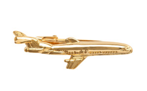 Airplane Gold alfiler de corbata