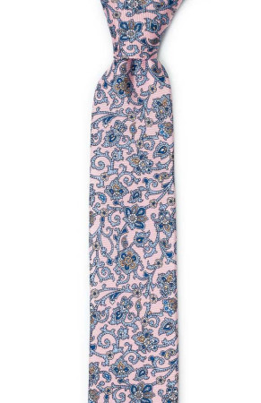 ARABESCO Powder pink corbata delgada