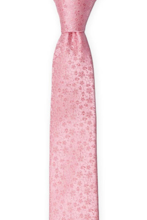 AUGURI Pale pink corbata para niños medianos