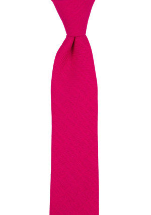 BASKETVEIL Hot pink corbata delgada
