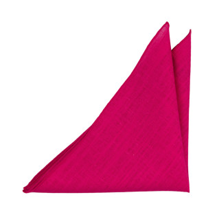 BASKETVEIL Hot pink pañuelo de bolsillo