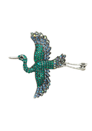 BIRD GREEN BLUE pin de solapa
