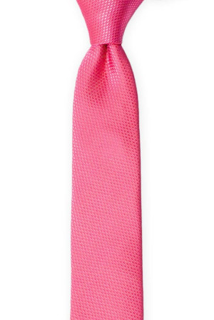 BIRDSEYE Hot pink corbata para niños medianos