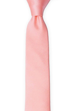 BIRDSEYE Pale pink corbata para niños medianos