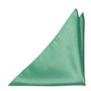BIRDSEYE Seafoam turquoise pañuelo de bolsillo