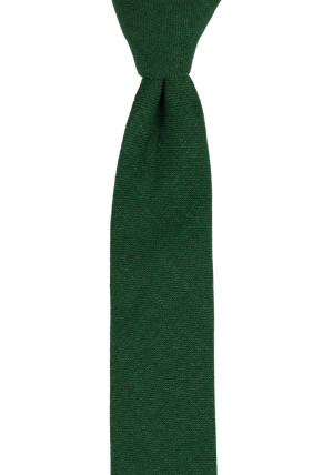 BITTERSWEET Dark green corbata delgada