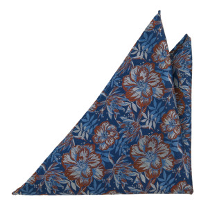 BLOSSOMING BLUE pañuelo de bolsillo