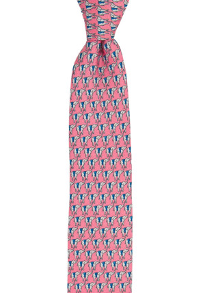 BOCCAGLIO Pink corbata delgada