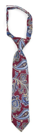 BOFFOLA Dark red corbata pequeña pre-atada niño