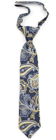 BOFFOLA Navy corbata pequeña pre-atada niño