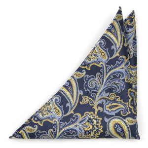 BOFFOLA Navy pañuelo de bolsillo
