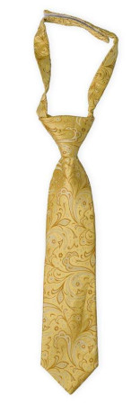 BRIDALLY Golden yellow corbata pequeña pre-atada niño