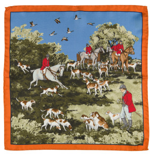CACCIA ORANGE pañuelo de bolsillo