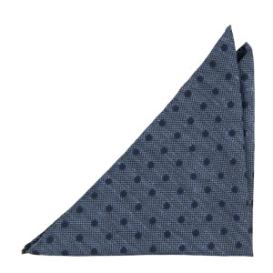 CARINO BLUE pañuelo de bolsillo