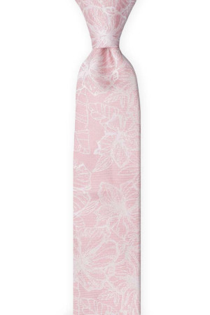 CORSAGE Blush pink corbata para niños medianos