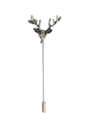 DEER SILVER pin de solapa