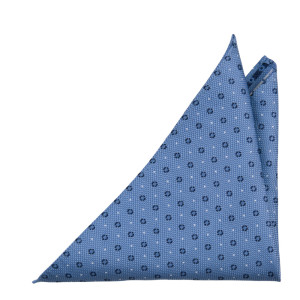 DELICATEDOT LIGHT BLUE pañuelo de bolsillo