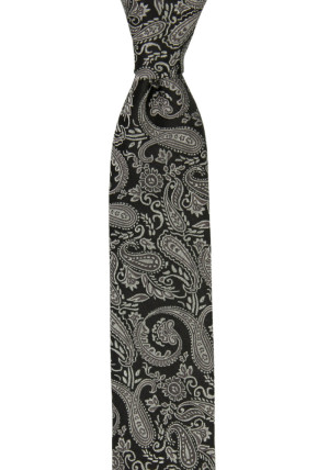 ENARMORED BLACK corbata delgada