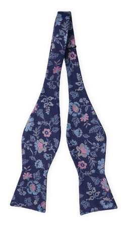EVECHARMER Dark blue pajarita sin atar