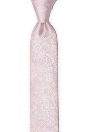 EVERAFTER Powder pink corbata delgada