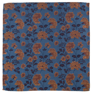 FLAWLESSFLOWERS SLATE BLUE pañuelo de bolsillo