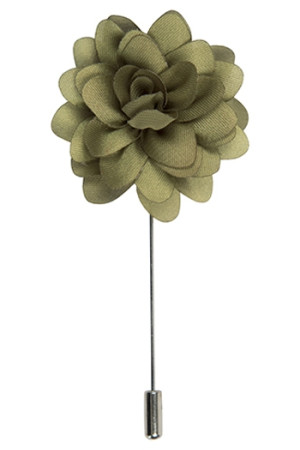 Floret Olive Green pin de solapa