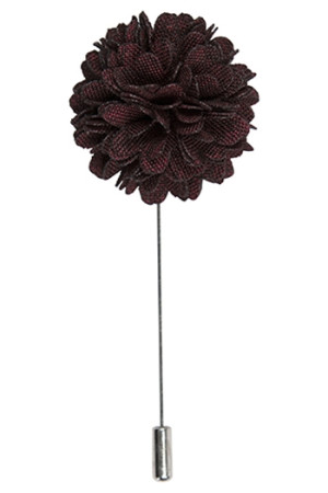 Flower Rusty Red pin de solapa