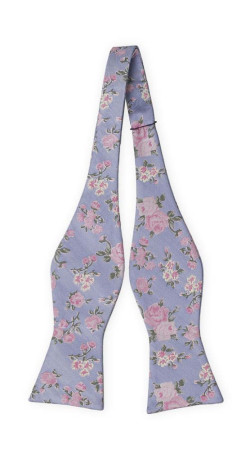 FLOWERCROWN Dusty blue pajarita sin atar