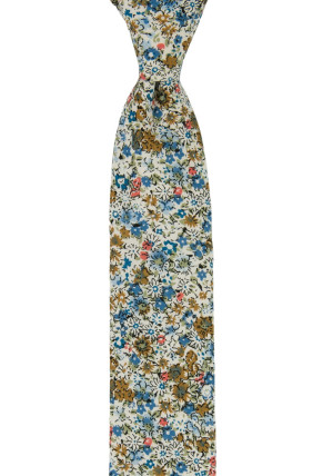 FLOWERFOLLY BLUE corbata para niños medianos