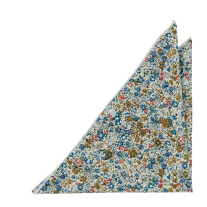 FLOWERFOLLY BLUE pañuelo de bolsillo