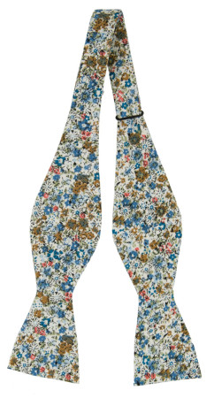 FLOWERFOLLY BLUE pajarita sin atar