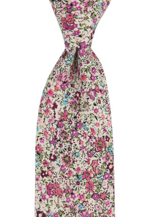 FLOWERFOLLY Pink corbata