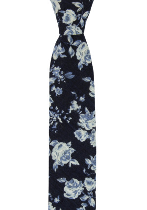 FONDOFYOU NAVY BLUE corbata para niños medianos