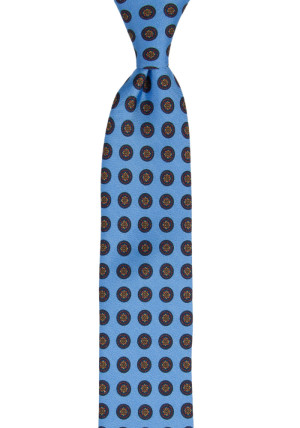 FRANCOBOLLO Light blue corbata delgada