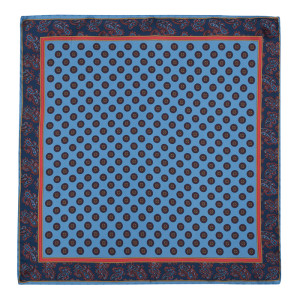 FRANCOBOLLO Light blue pañuelo de bolsillo