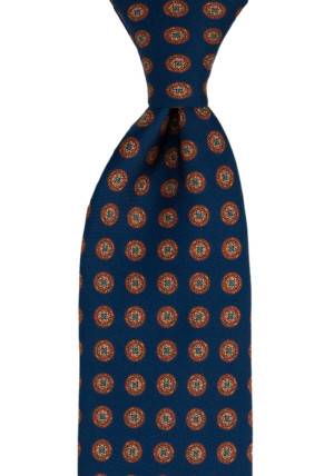 FRANCOBOLLO Navy blue corbata clásica