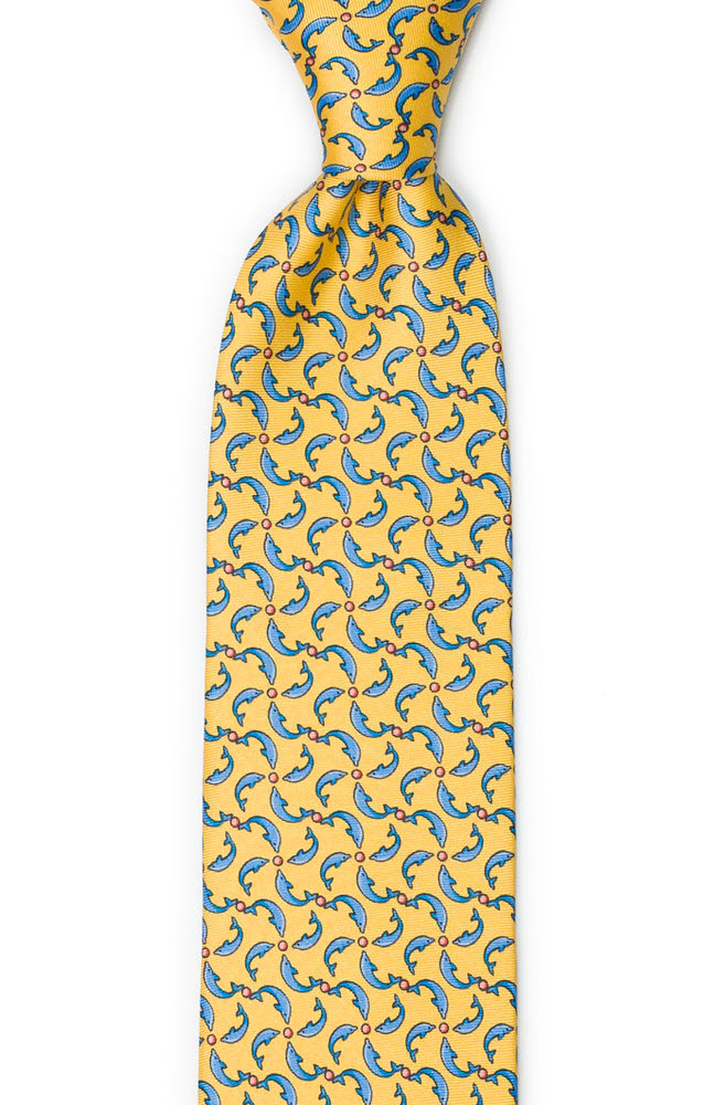 GIOCHIFINI Yellow corbata clásica
