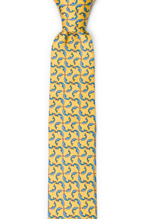 GIOCHIFINI Yellow corbata delgada