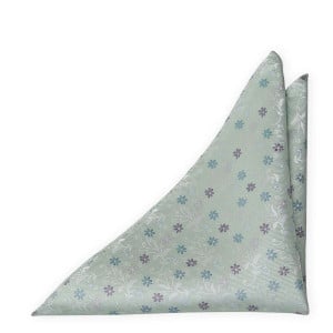 GROOMBLOOM Dusty mint pañuelo de bolsillo