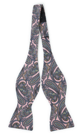 GUARNITO Dusty pink pajarita sin atar