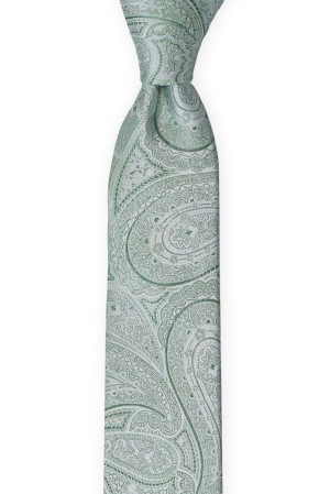 HONEYMOON Pale green corbata para niños medianos