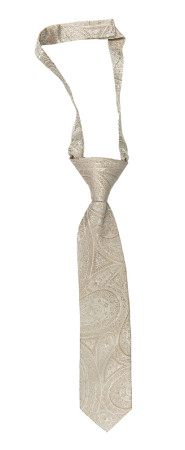 Honeymoon Taupe corbata pequeña pre-atada niño