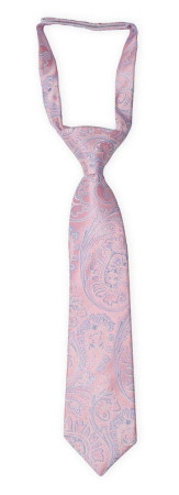 ILLUSTRIOUS Pink corbata pequeña pre-atada niño