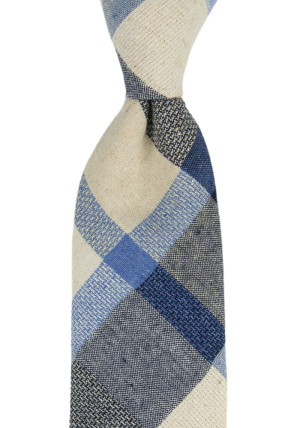 INTERWEAVE Blue corbata