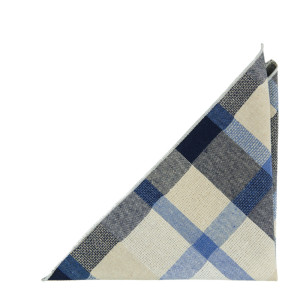 INTERWEAVE Blue pañuelo de bolsillo