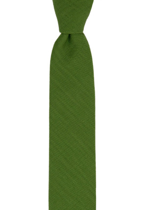 BASKETVEIL Green corbata delgada