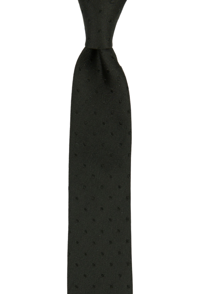 BRUDGUM BLACK corbata delgada