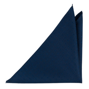 BRUDGUM Navy blue pañuelo de bolsillo
